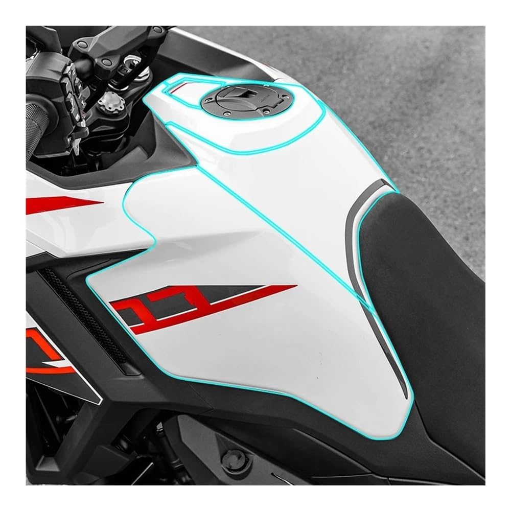 Motorrad Tankaufkleber Aufkleber Für Zo&ntes 703F 2024 Fahrradzubehör Schutzaufkleber Für Motorrad-Vollkörper-transparente Schutzfolienverkleidungs-Kits von ZUYNPOQ