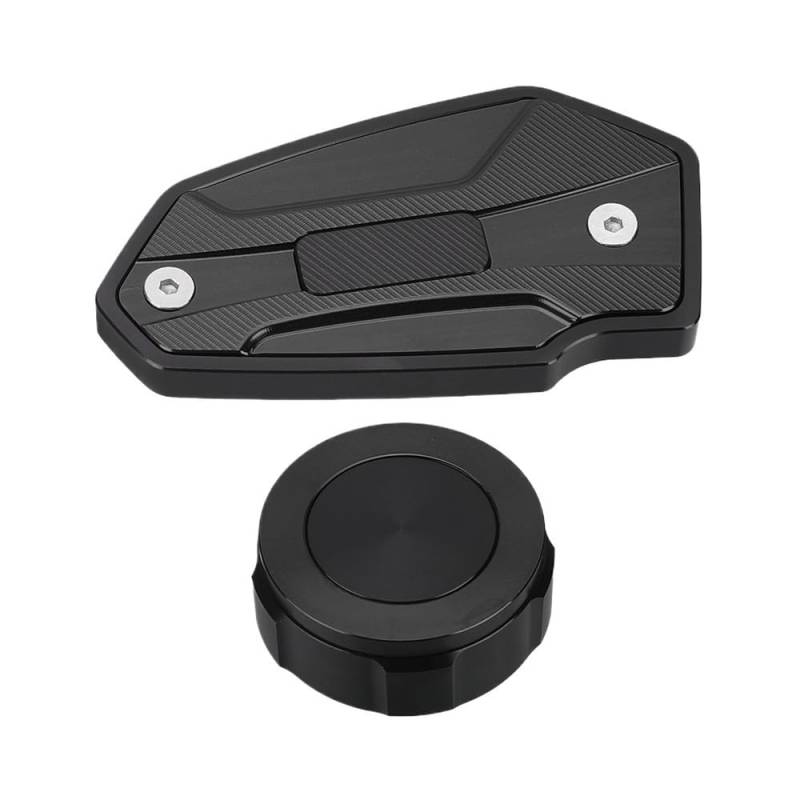 Motorräder Bremsbehälters Schutz Für Ka&wasaki Für NI&nja ZX6R ZX636 ZX10R 1998-2023 Motorrad Vorne Hinten Brems Flüssigkeit Zylinder Master Reservoir Abdeckung Öl Einfülldeckel von ZUYNPOQ