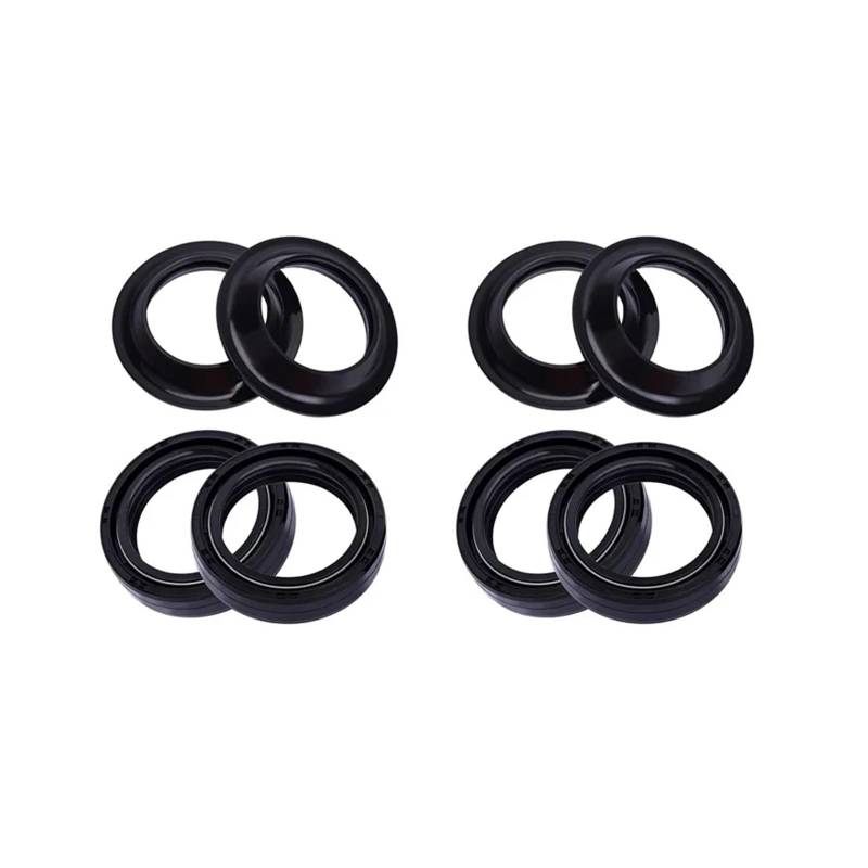 35x48x11 35 * 48 * 11 Motorradzubehör Frontgabel Dämpferöl Dichtung 35 48 Staubbedeckung for Puls Rage 125 LK125GY-2 LK125 LK 125(4pcs seal 4pcs cover) von ZVDZWBCB