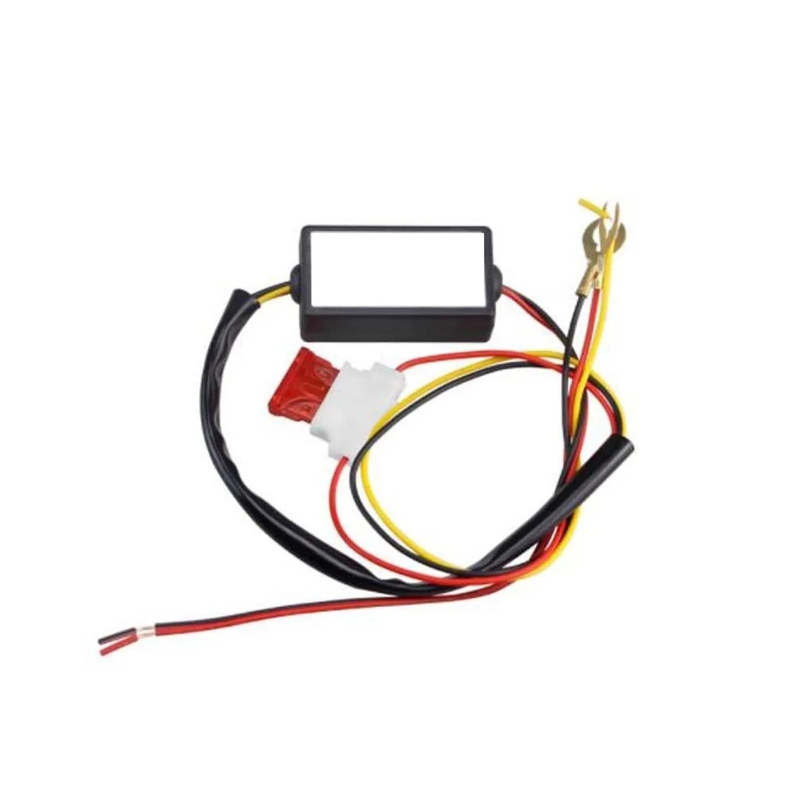 ZVPQU DRL-Controller Auto Auto Tagfahrlicht Relais Harness Dimmer EIN/Aus 12-18V Nebel Licht Controller Radio-Adapterkabel von ZVPQU