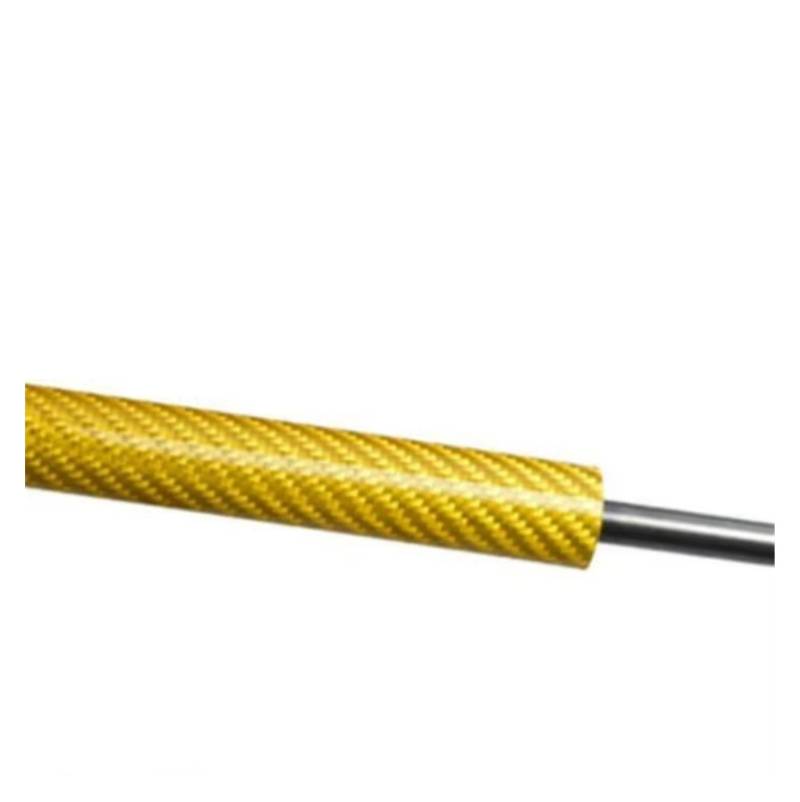 Gasdruckdämpfer 1PC Heckklappenstrebe Für City Für Cabriolet Cabrio 1981-1986 Lift Support Shock Damper Rod Heckklappendämpfer(Yellow Carbon Fiber) von ZVZGPGKLTC