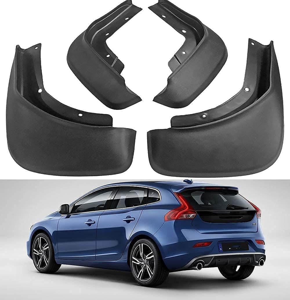 Auto Schmutzfänger Für Volvo V40 V60 2013 2014 2015-2019, Gummispritzschutz vorne und hinten, Zubehör zum Schutz von Reifenkotflügeln von ZWBC