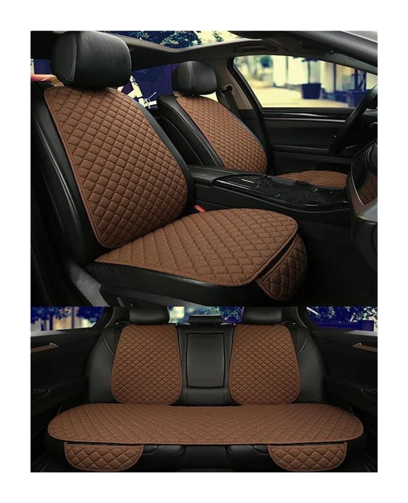 ZWBC Auto-Sitzbezüge Sets für Ford Ranger Wildtrak 2016-2023,Auto Sitzbezüge Sets Wasserdicht Rutschfester Autositzkissen Innenraum Zubehör,B von ZWBC