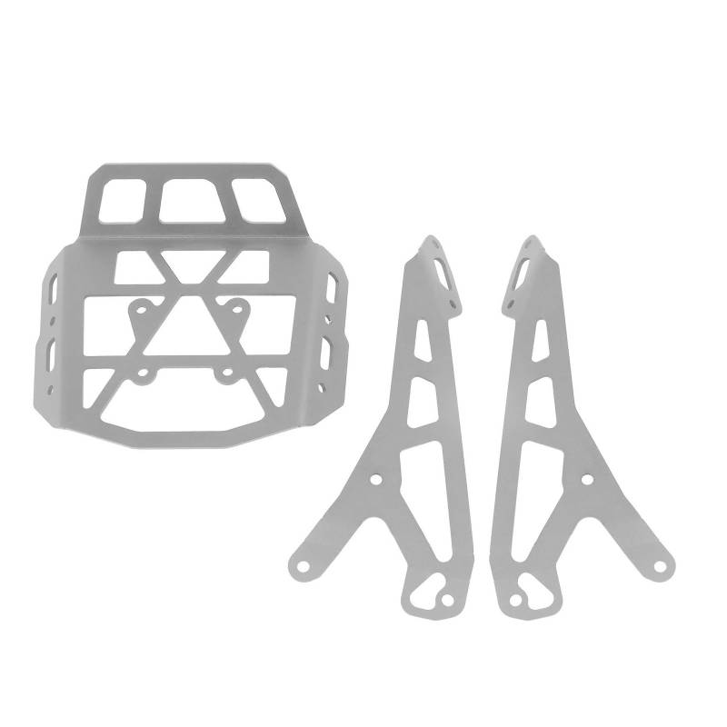 Motorrad-Gepäckträger, Gepäckträgerhalterung, Modifiziertes Zubehör Für MONKEY125 Monkey 125 DAX125 18-2024(Silber) von ZWBHNB