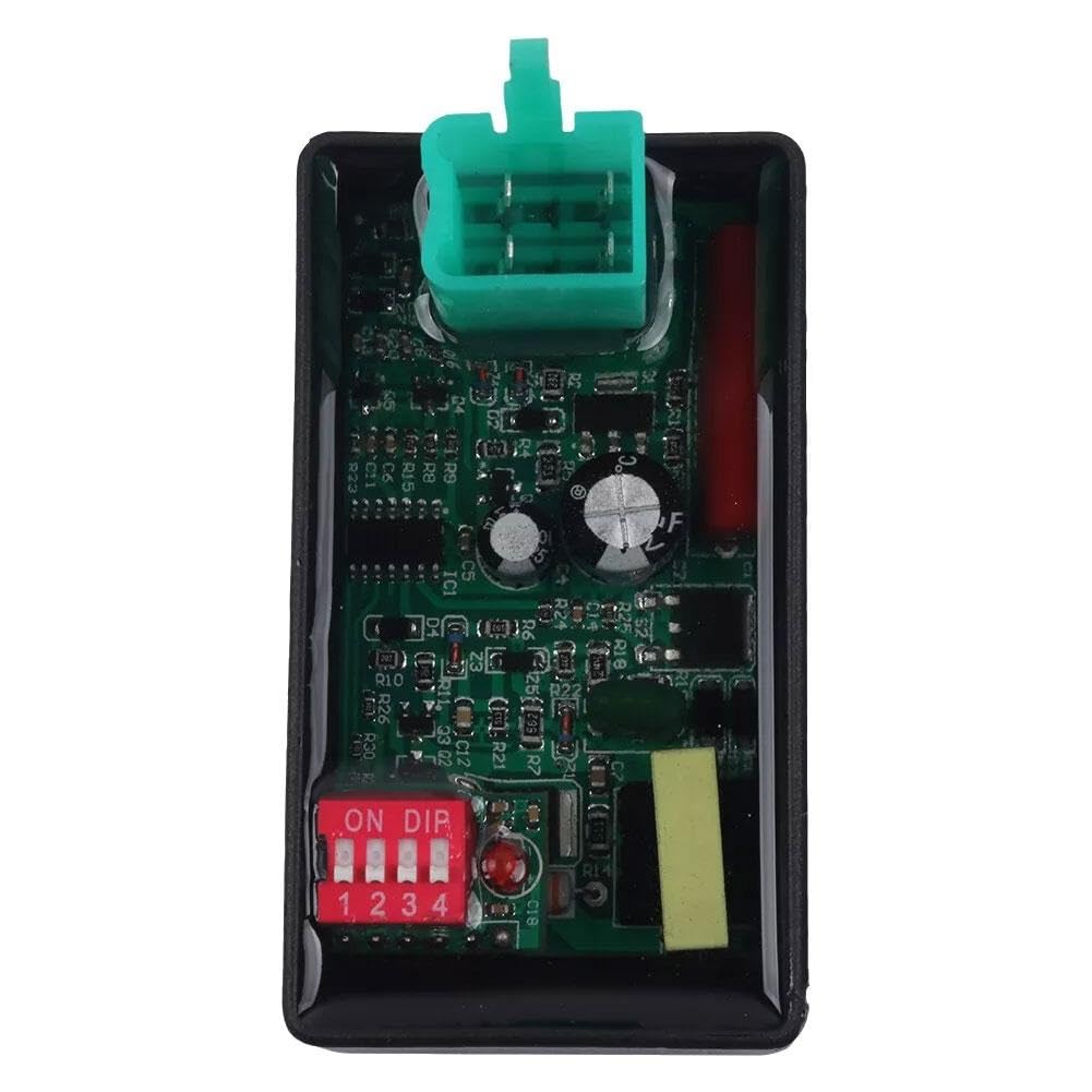 CDI Zündung Programmierbare CDI Motorrad Lgnition 4 Pin DC CDI Box DIP Schalter Für AKTIVE Für Welle 110 TC100 ATV 150 Dirt Bike Gehen Für Q7Q7 von ZWEUTBM