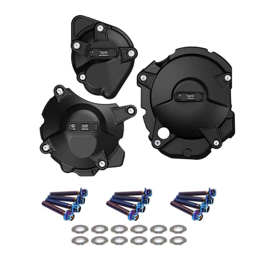 Motorrad Motorseitenschutzabdeckung Motorräder Motor Abdeckung Schutz Fall Für GSF600S N Für Ba&ndit GXS400 GSX750 Für LNAZUMA 1995-2004 von ZWEUTBM