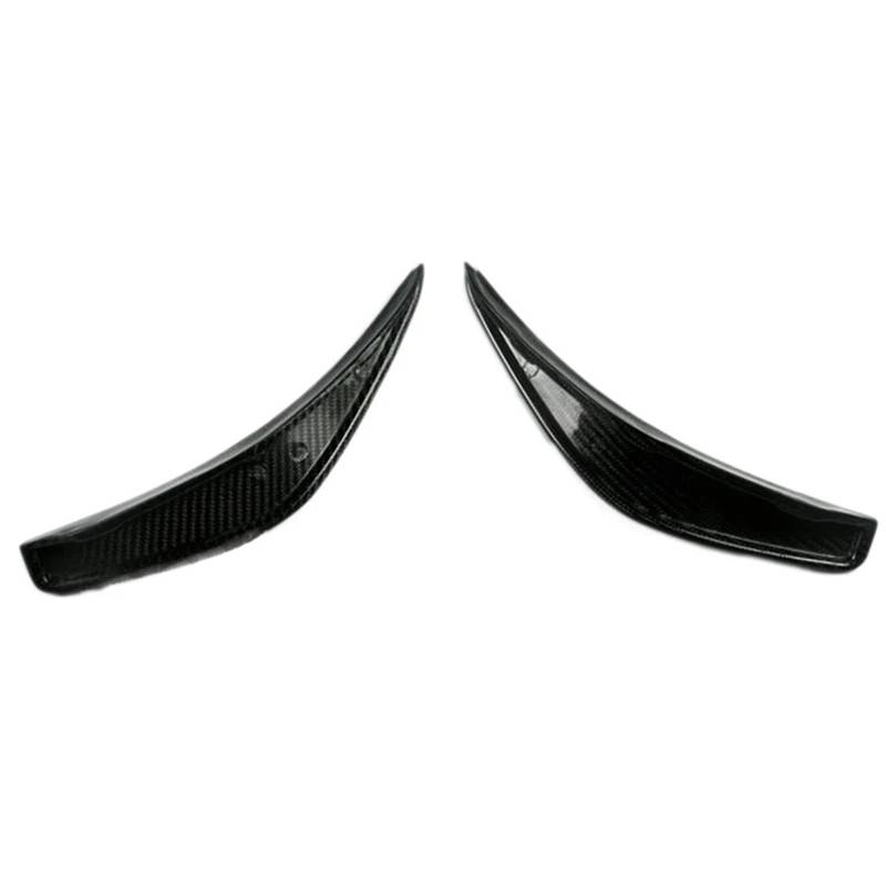 ZWHLYLY [Replacement] for Mercedes for Benz GLA Klasse AMG GLA45 2015-2019 Carbon Fiber Front Bumper Splitter Spoiler Canard Flossen Trim von ZWHLYLY