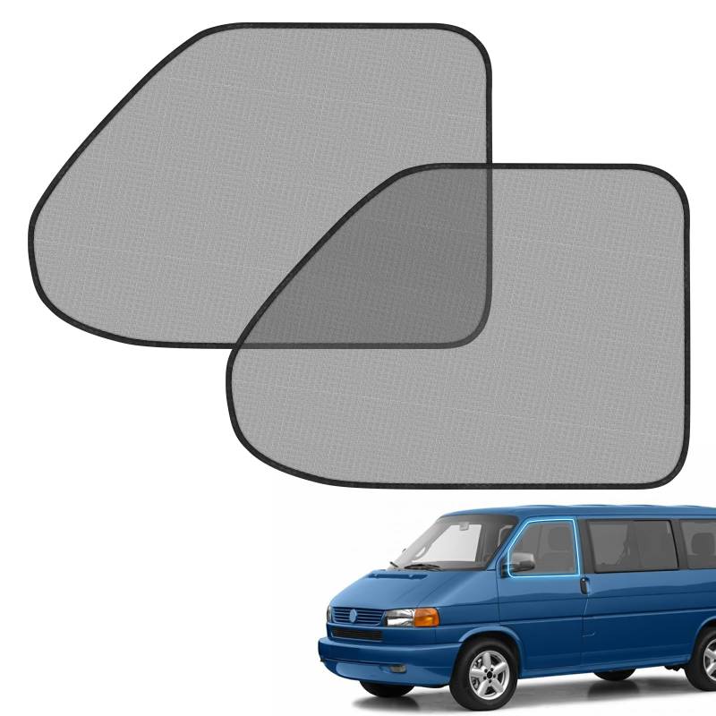 Magnetische Seitenfenster Insektenschutznetze Ersatz für VW T4, Insektenschutzgitter Vordertür (Paar), Hält Insekten Fern Magnetisches Insektenschutzgitter von ZWPARTS