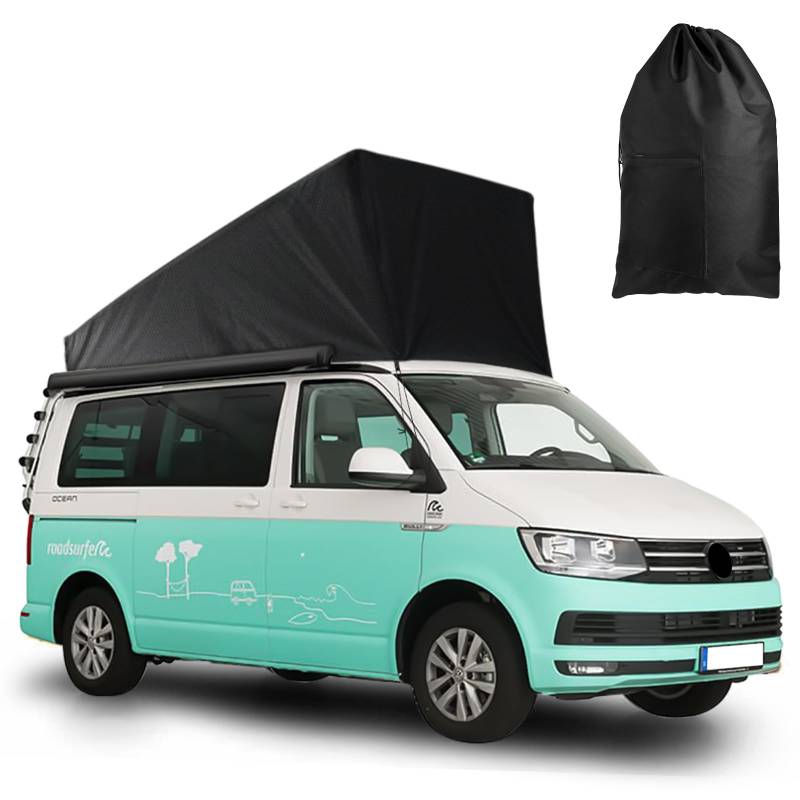 Pop-Top Dachschutz Ersatz für VW T6.1, Wetterschutz Camper Dachzelt für Aufstelldach Schlafdach Outdoor Camping, Nicht Geeignet für Nachgerüsteten Dächer von ZWPARTS