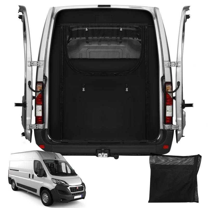 ZWPARTS Van Insektenschutz Maßgeschneidert für 2006-2024 FIAT Ducato/Peugeot Boxer/Citroen Relay X250/X290 H2 and L2 L3 L4, Auto Insektennetz Moskitonetze für Heckklappe, Kein Sichtschutztuch von ZWPARTS