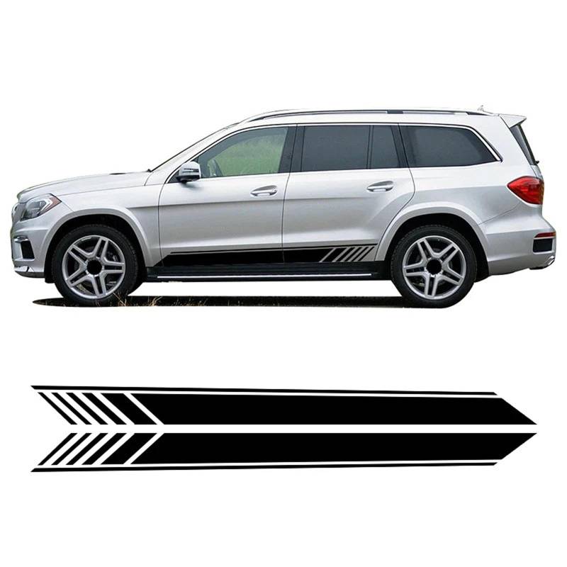 ZWRKB Car Door Skirt Sticker, Fit for Mercedes-Benz GL Class X164 X166 GL450 GL500 Accessories, Version 1 von ZWRKB