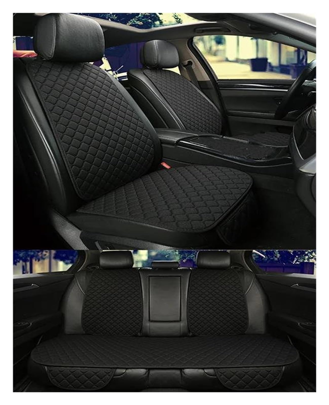 ZXBL Auto Sitzbezüge Sets für Ford KUGA 08 2008-2012, Autositzbezug Vorne Hinten Schonbezüge Innenraum Zubehör,A von ZXBL