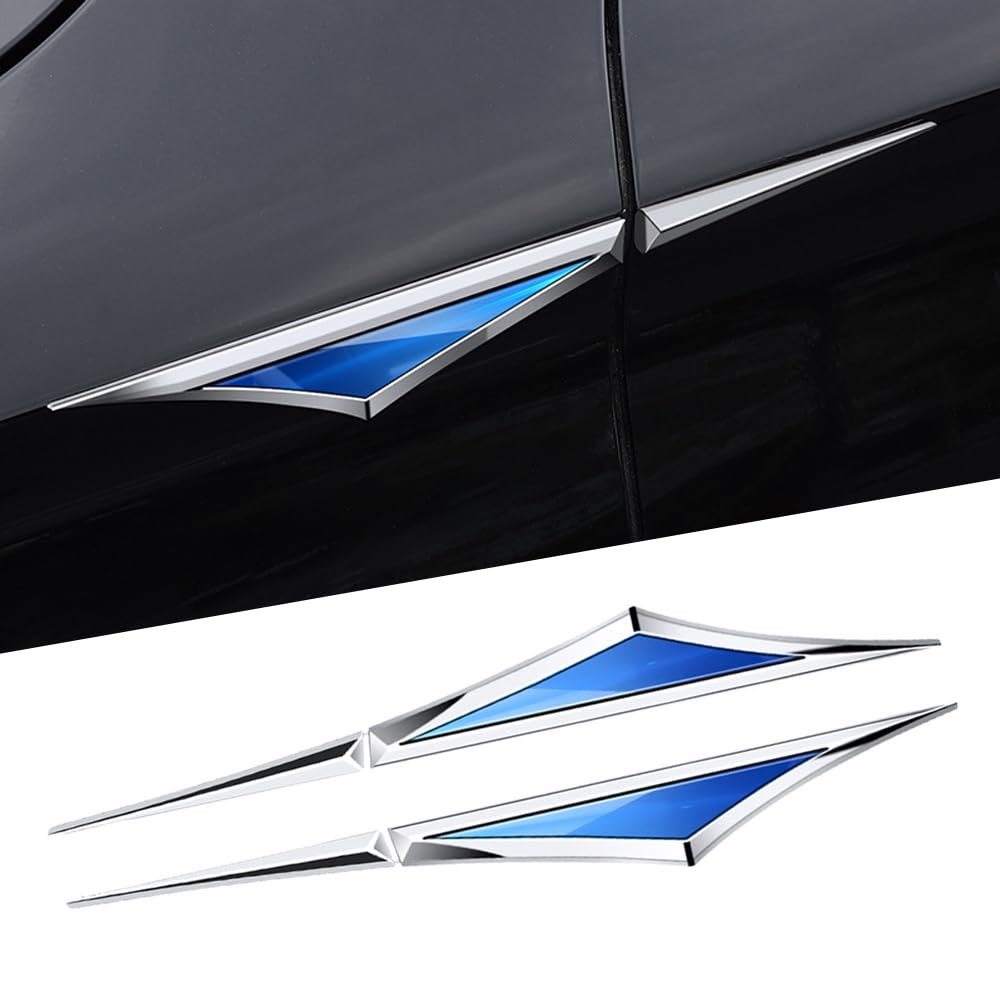 Auto Emblem für BMW 2er Active Tourer 1 (I) F45 Auto Seitenflügel Heckklappe Logo Abzeichen 3D Aufkleber Karosserie Kofferraum Dekoration für Auto Fenster Tür,Blue von ZXCVDF