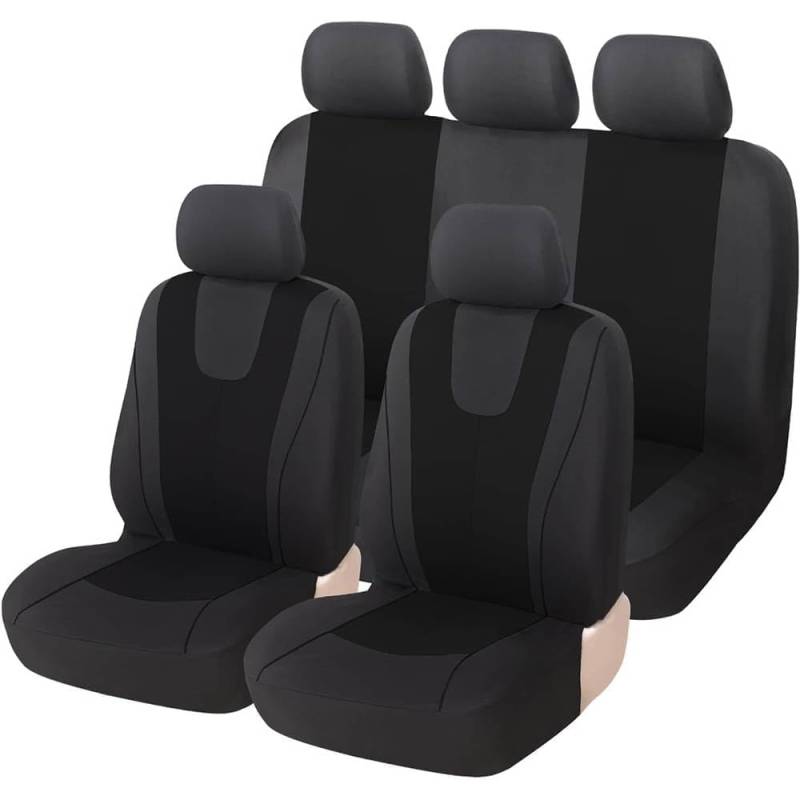 ZXHHXEB 9 Stück Auto Sitzbezug Set Polyester für BMW 2er F22 F23 F45 F46 F87 G42 M2 218i 220i 230i 216d 218d 220d M240i M235i Stuhl Fall Protector,Herausnehmbar und waschbar Autozubehör Innenraum von ZXHHXEB