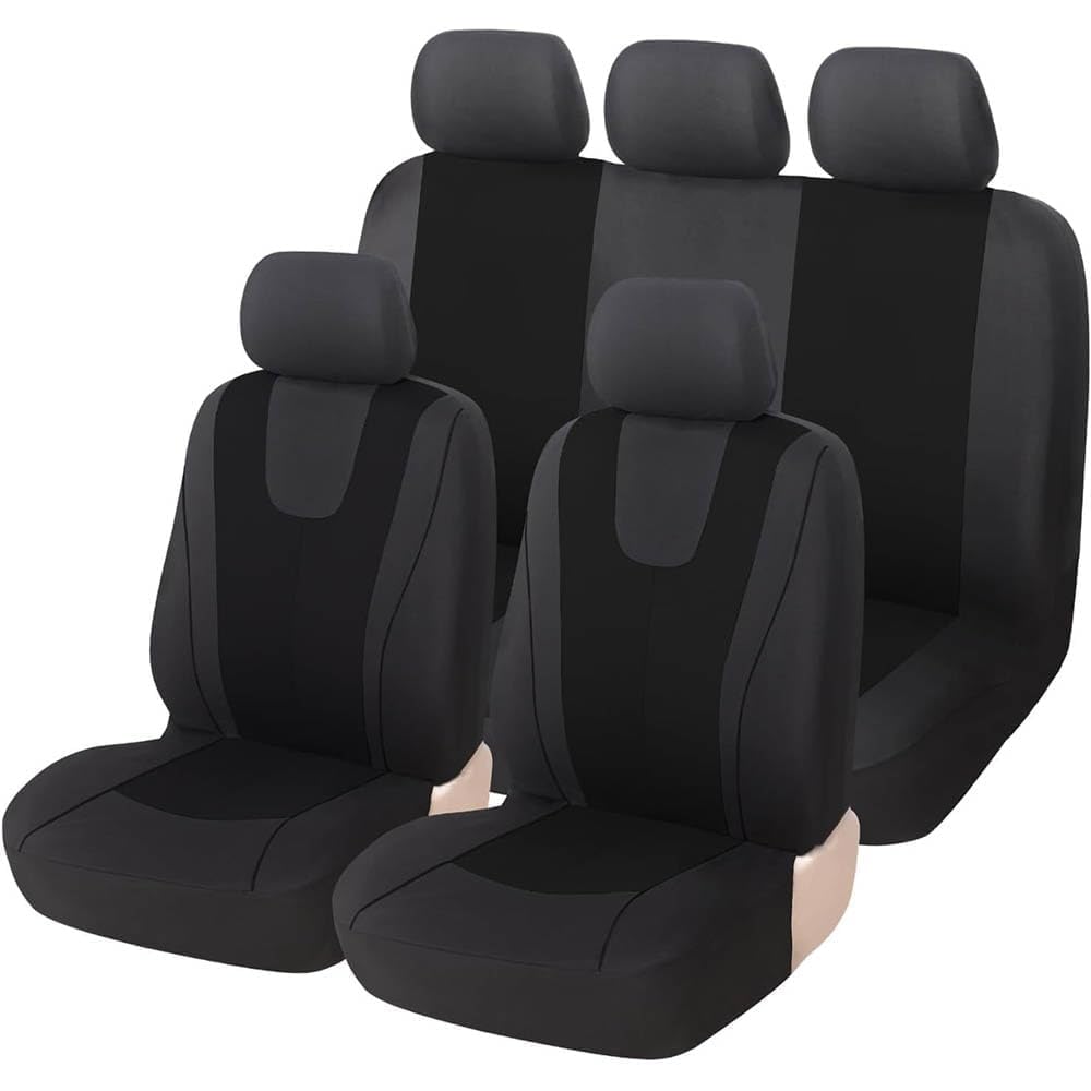 ZXHHXEB 9 Stück Auto Sitzbezug Set Polyester für Lexus RX 270/ UX 260h/ UX300e/ NX 300h/ RX 450h /LX 470/ LX570 / GX470/ GX OR Stuhl Fall Protector,Herausnehmbar und waschbar Autozubehör Innenraum von ZXHHXEB