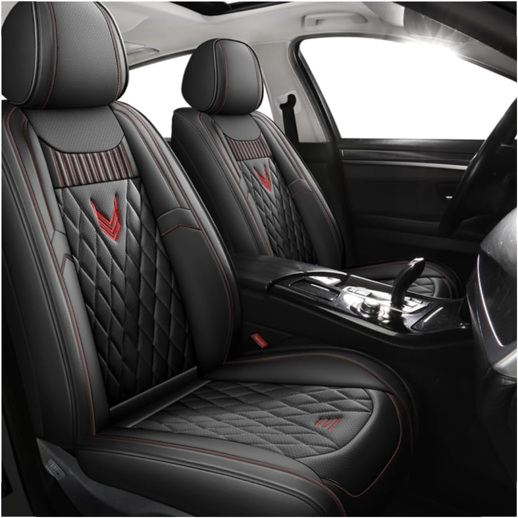 ZXKYLFFF Autositzbezüge für Audi Q3 Sportback Anno 2012–2021, Vorder- und Rücksitze schützen den Innenraum, schwarz von ZXKYLFFF