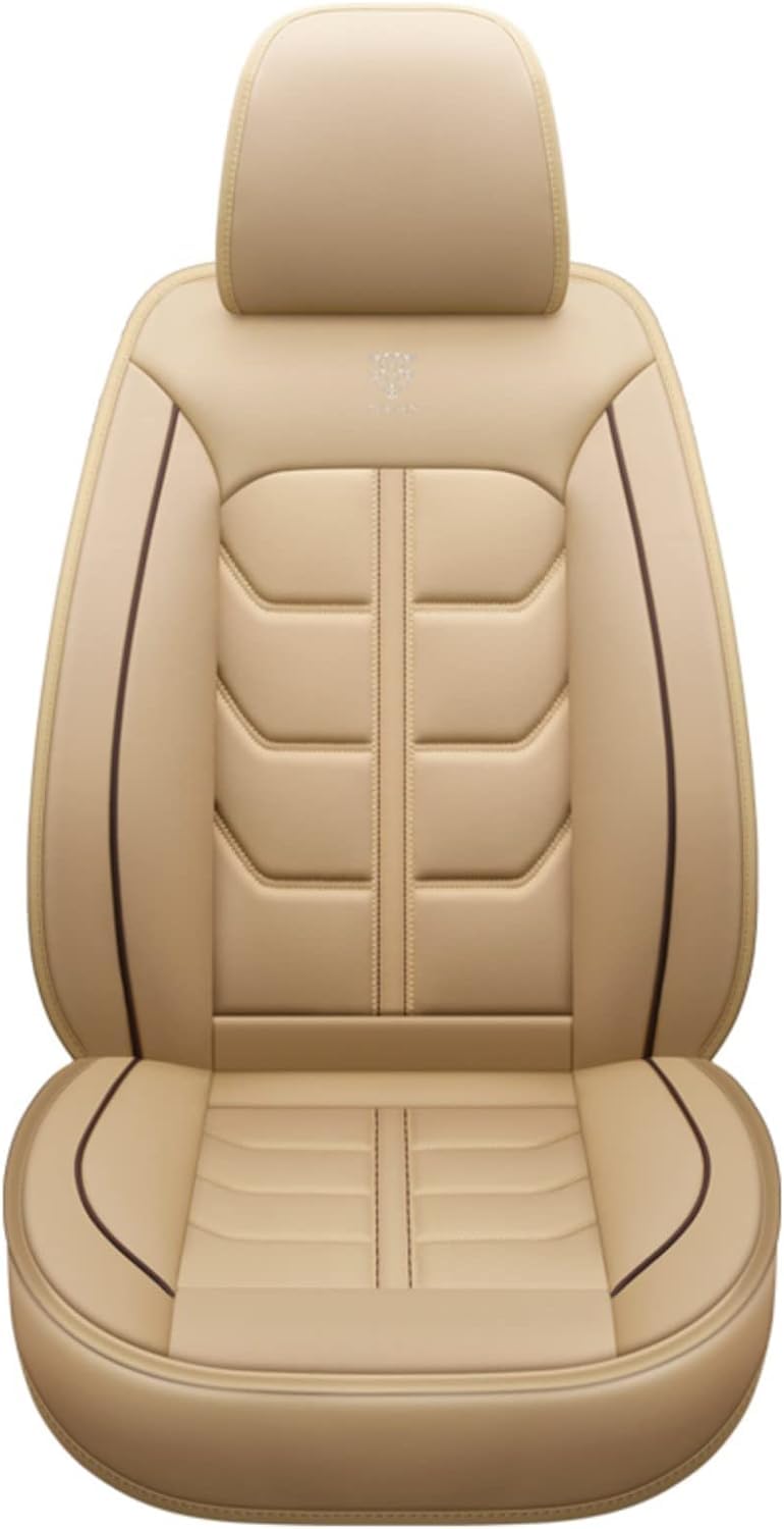 ZXKYLFFF Car Seat Covers Fit for Audi a3 a4 b8 a4 b6 a4 a3 8p q5 a6 c6 a5 a6 c7 a6 c5 a6 q7 a3 8v a4 b9 a4 b5 Alfa Romeo 159 Premium Seats Protect The Interior ，Beige von ZXKYLFFF