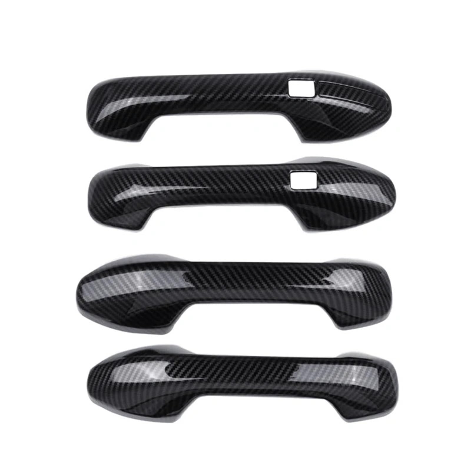 ZXKZDXCGF [Replacement] Auto Schwarz Carbon Fiber Stil ABS Außentür Griff Abdeckung Trim Fit for Hyundai for Palisade 2020 2021 2022 2023 von ZXKZDXCGF