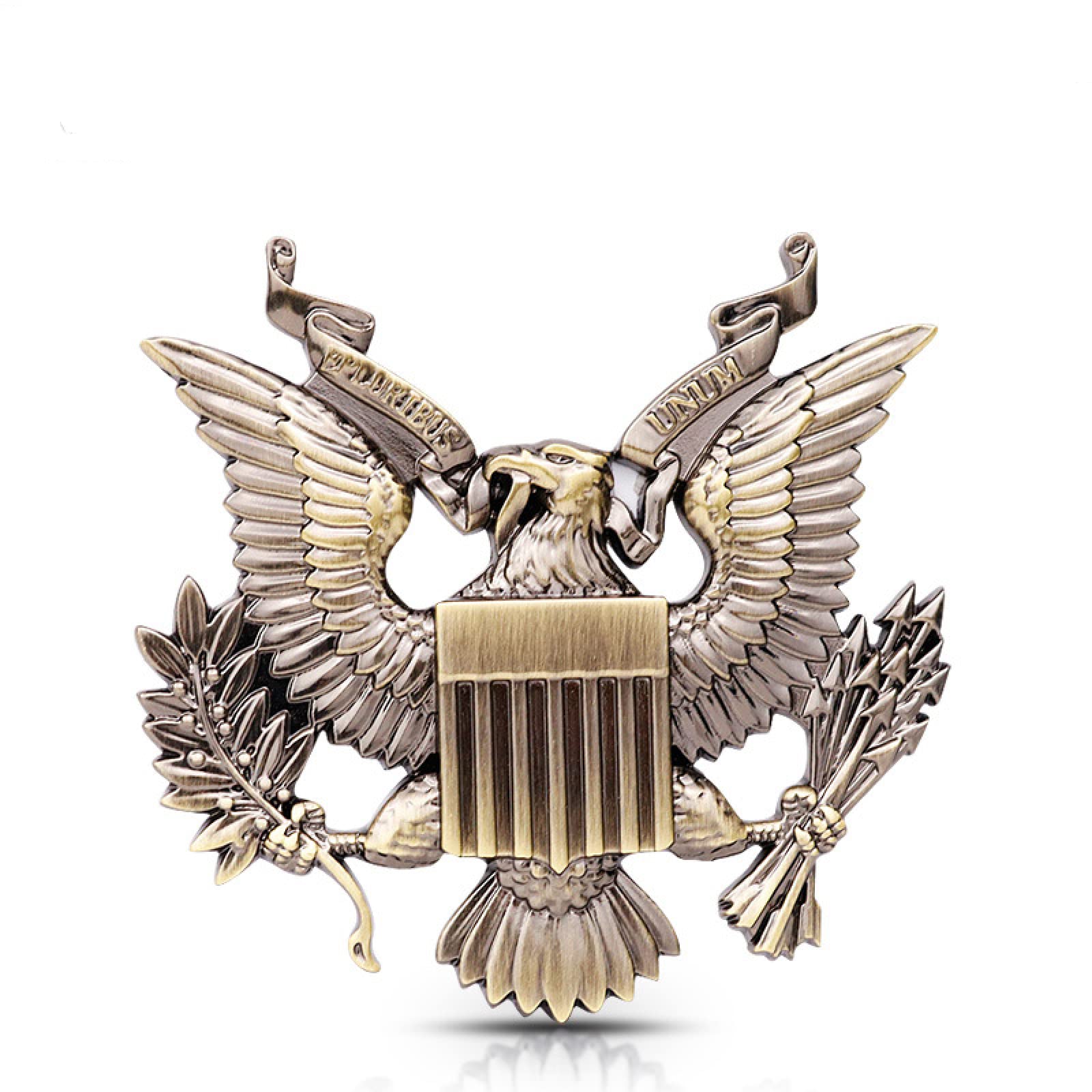 Hawk Seal of The President United States 3D Metall Chrom Abzeichen Gunmetal Emblem Auto Motorrad Aufkleber Trunk von ZXRSJBL