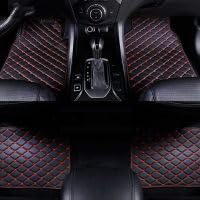 Auto FußMatten, für BMW X7(6seats) 2019-2023 Anti-Rutsch-Futter-Teppichschutzmatten Zubehör,C/Black-Red von ZXWZZQ88