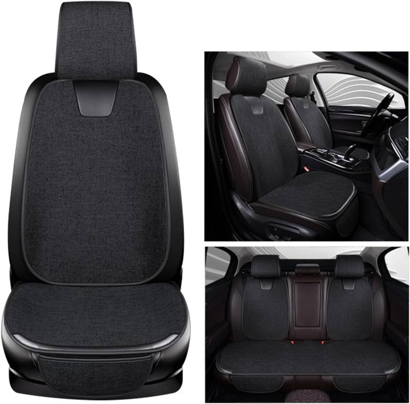 ZXWZZQ88 Auto Sitzbezüge Sets FüR Infiniti QX60 L51 2. Generation 2021 2022 2023 2024 Auto Sitzbezüge Airbag Kompatibel, Sitzbezug Auto Zubehör,D/Schwarz von ZXWZZQ88