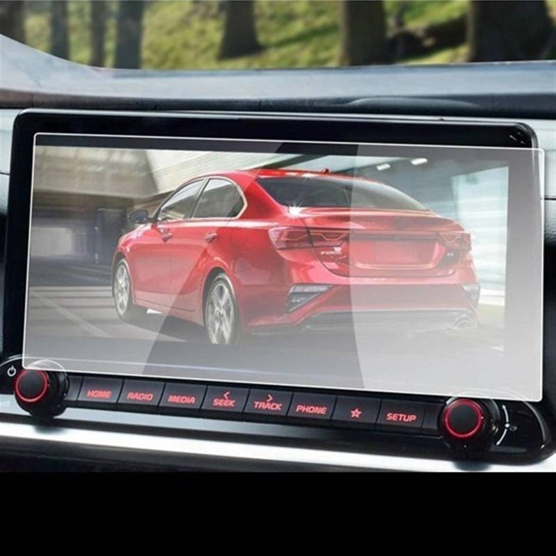 ZXYIWSDF Auto Navi Folie 2 Stück Kompatibel Mit K&ia Für Forte 2021 10,25 Zoll Auto-Navigationsdisplay Displayschutzfolie Auto-Innenraum PET-Folie Anti-Fingerabdruck 265 X 120 Mm von ZXYIWSDF