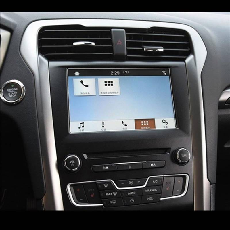 ZXYIWSDF Auto Navi Folie Kompatibel Mit Ford Für Fusion Für Mondeo 2013 2014 2015 2016 2017 2018 2019 Auto GPS-Navigation Schutzfolie LCD-Bildschirm Gehärtetes Glas(color1) von ZXYIWSDF