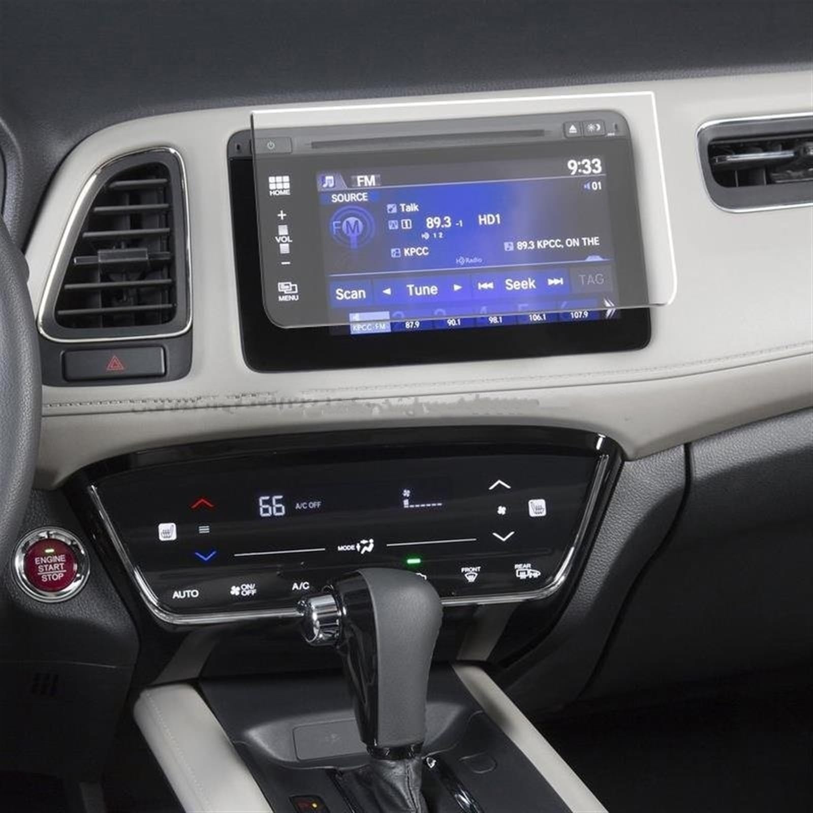 ZXYIWSDF Auto Navi Folie Kompatibel Mit HR-V Für HRV 2016 2017 2018 2019 2020 2021 2022 2023 Autoradio GPS-Navigationsbildschirm Innenaufkleber Displayschutzfolie(Version 4) von ZXYIWSDF