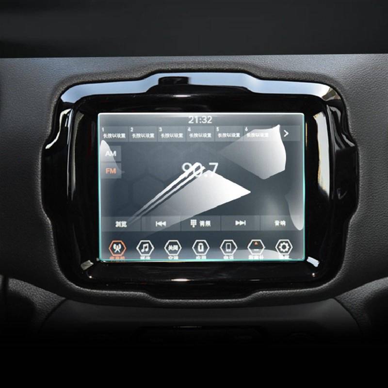 ZXYIWSDF Auto Navi Folie Kompatibel Mit Jeep Für Renegade 2018 2018 2019 2020 2021 2023 Auto GPS-Navigationsfolie LCD-Bildschirm Gehärtetes Glas Schutzfolie Refit(175x105mm) von ZXYIWSDF