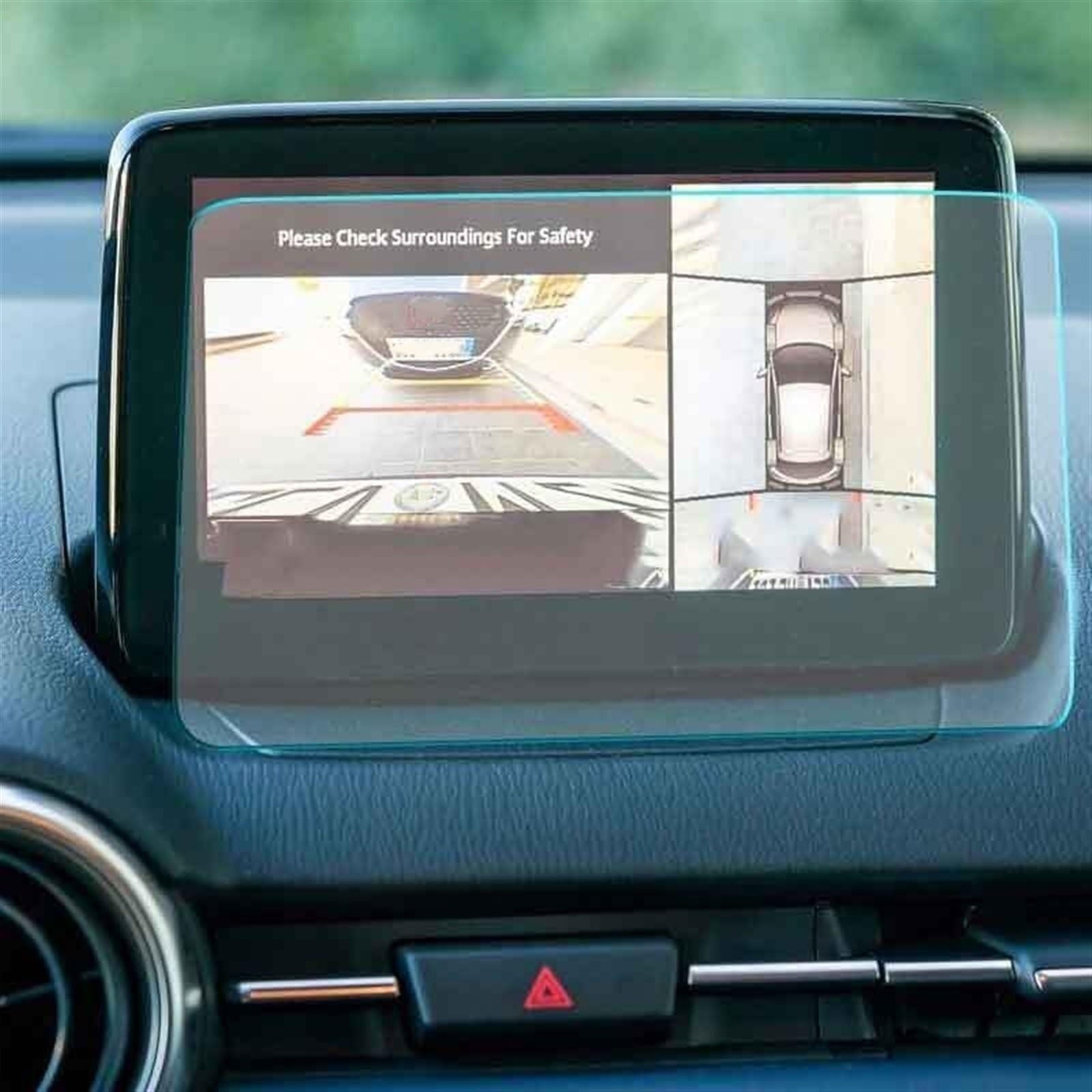 ZXYIWSDF Auto Navi Folie Kompatibel Mit Mazda 2 2020, Autoradio-Navigationsdisplay, Gehärtetes Glas, Displayschutzfolie Für Innenräume, Autoteile, Anti-Fingerabdruck von ZXYIWSDF