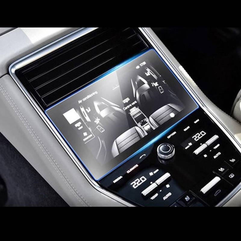 ZXYIWSDF Auto Navi Folie Kompatibel Mit Panamera 2017 2018 2019 2020 2021 Auto-Navigations-Displayschutzfolie Aus Gehärtetem Glas(3) von ZXYIWSDF