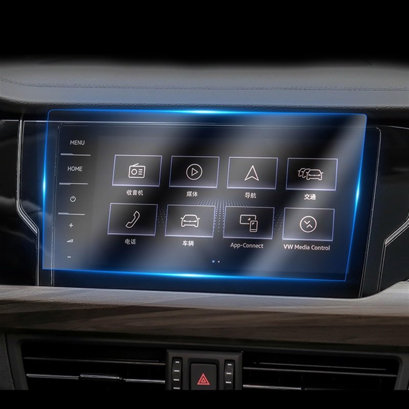 ZXYIWSDF Auto Navi Folie Kompatibel Mit Passat 2019 2020 2021 2022 2023 Innen-GPS-Navigation LCD-Bildschirm Gehärtetes Glas Schutzfolie 9,2 Zoll Scrren-Abdeckung von ZXYIWSDF