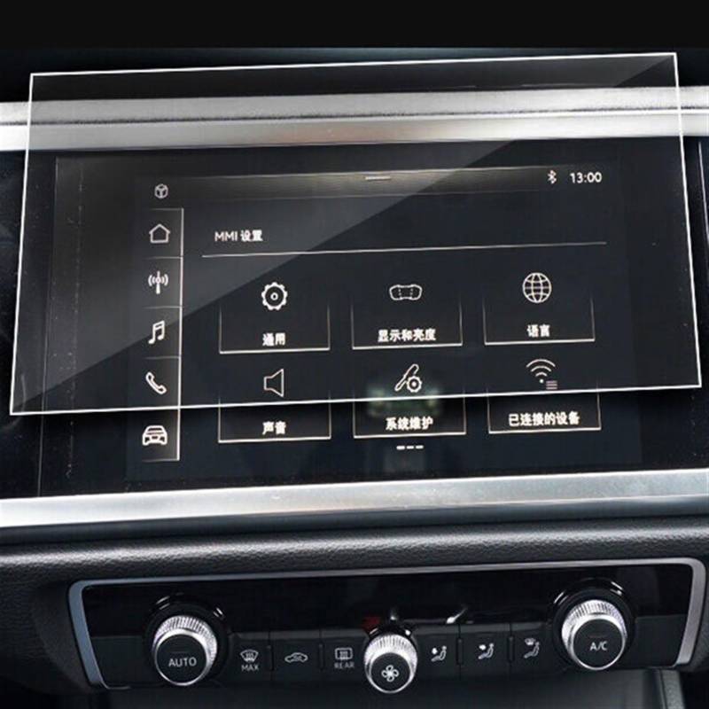 ZXYIWSDF Auto Navi Folie Kompatibel Mit Q3 2019 2020 Auto-Navigations-Displayschutz, Zentralsteuerungs-Display, Gehärtetes Glas, Displayschutzfolie(GPS) von ZXYIWSDF