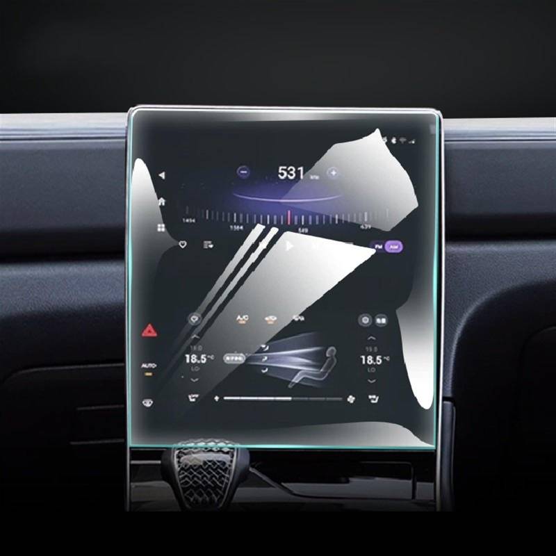 ZXYIWSDF Auto Navi Folie Kompatibel Mit Trumpchi Für GS4 Plus 2022 2023, Auto-GPS-Navigationsfolie, LCD-Bildschirm, Gehärtetes Glas, Schutzfolie, Anti-Fingerabdruck-Folie(Style A) von ZXYIWSDF