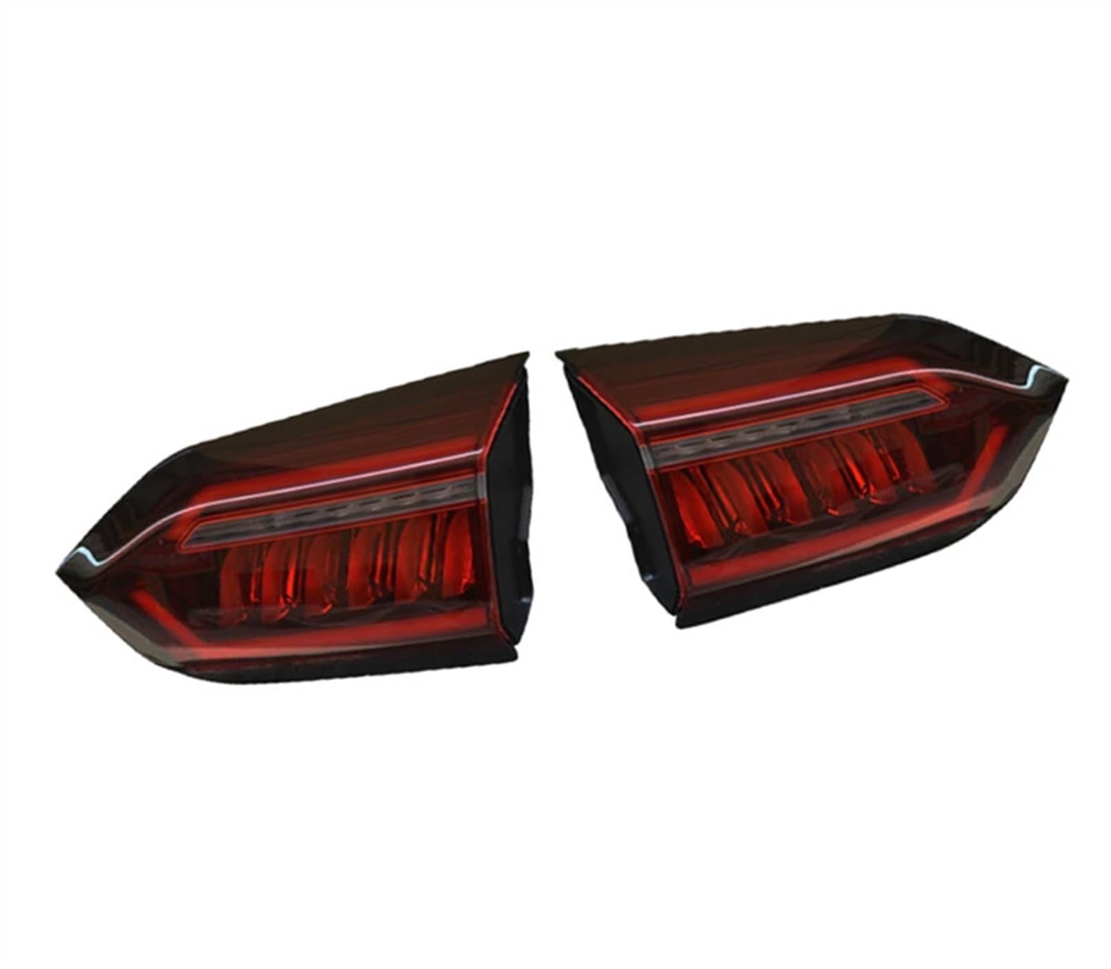 ZXYIWSDF Auto Rückleuchten Kompatibel Mit Chery Für Tiggo 8 Pro Plus 2021 2022 Hinten Stoßstange Innen Schwanz Lampe Stopp Hinten Bremse Lampe Schwanz Licht Montage Blinker Licht(Red,Inner Pair) von ZXYIWSDF