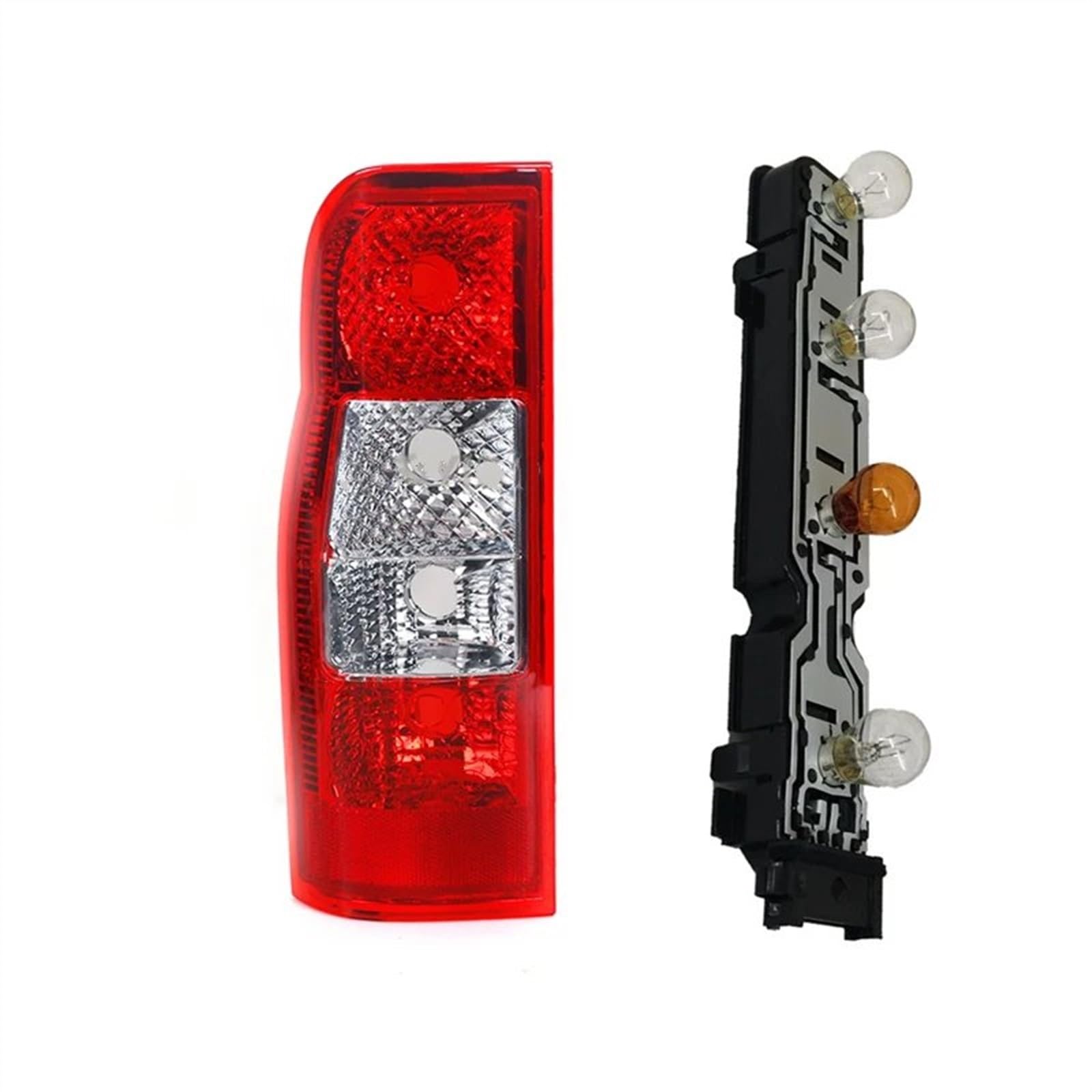 ZXYIWSDF Auto Rückleuchten Kompatibel Mit Ford Für Transit MK7 2006–2014 6C11-13404-AD Auto-Heckstoßstangenreflektor, Rücklicht, Bremslichtplatine 6C11-13405-AD(Natural,Left) von ZXYIWSDF