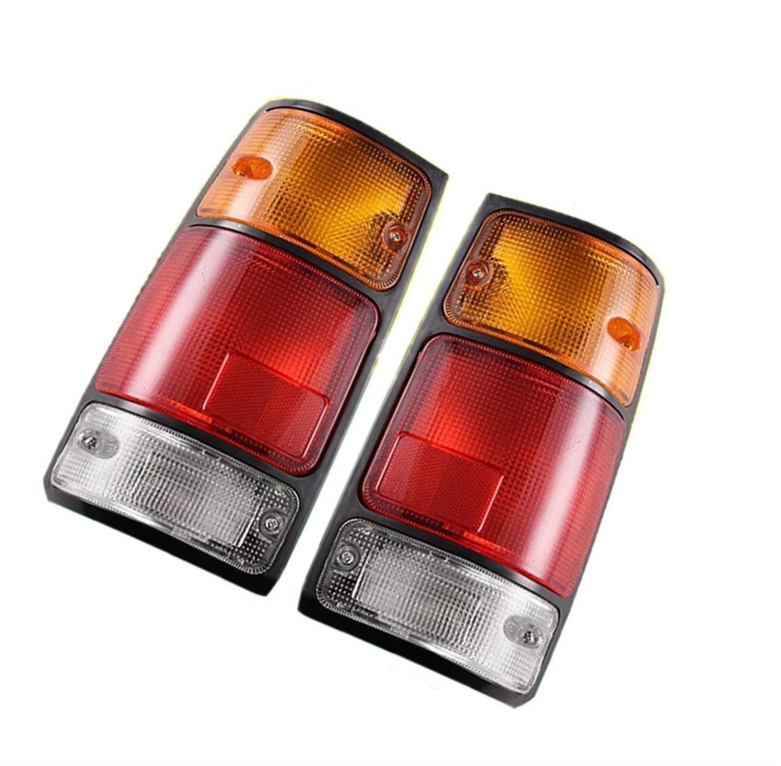 ZXYIWSDF Auto Rückleuchten Kompatibel Mit Isuzu Für Pickup 1991 1992 1993 1994 1995 1996 Links Rechts Auto Rücklicht Montage Bremslicht Blinker Lampe Mit Glühbirnen Drähte(Black,Set) von ZXYIWSDF