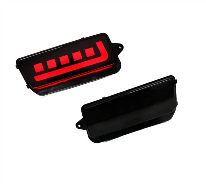 ZXYIWSDF Auto Rückleuchten Kompatibel Mit Jeep Für Grand Für Cherokee 2005-2010 Autostoßstangenreflektorleuchten Funktion Rücklichtbremse Hinten Blinker Nebelscheinwerfer(Red) von ZXYIWSDF