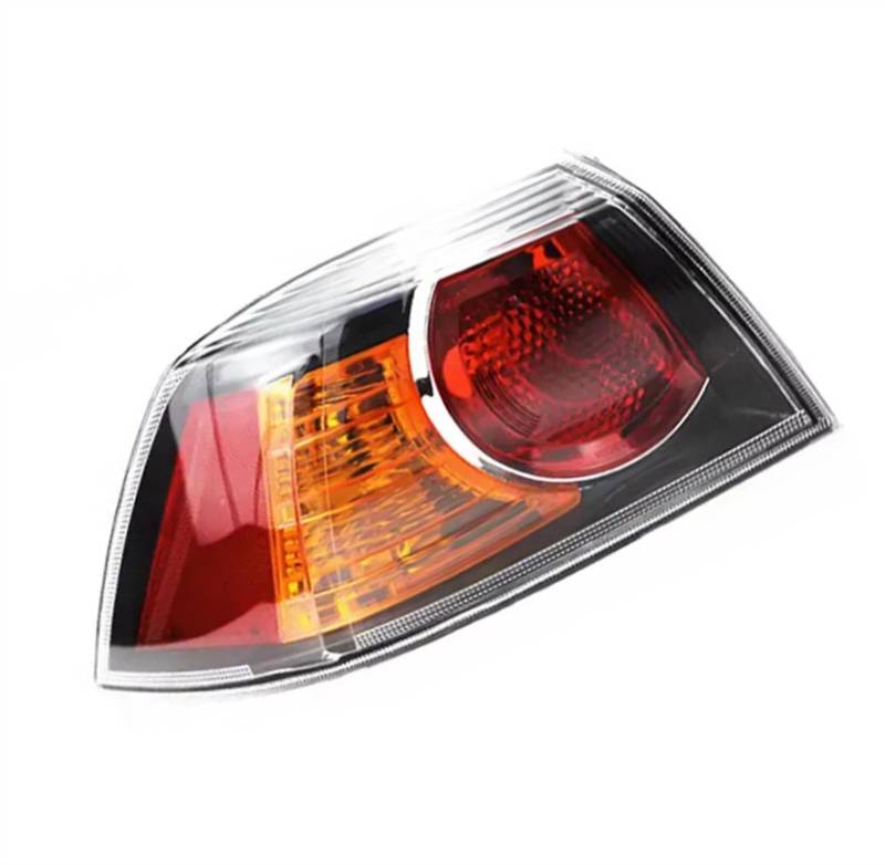 ZXYIWSDF Auto Rückleuchten Kompatibel Mit Mitsubishi Für Lancer Sedan 2010 2011 2012 2013 2014 2015 Autozubehör Rücklicht Blinker Warnung Bremsleuchte Rücklichtgehäuse(Black,Outer Left) von ZXYIWSDF