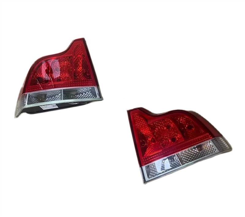 ZXYIWSDF Auto Rückleuchten Kompatibel Mit Volvo Für S60 2007–2011 2012 2013 2014 Rücklicht-Beleuchtungssystem Bremslichter Kfz-Komponenten Rücklichter Montage(Pair) von ZXYIWSDF