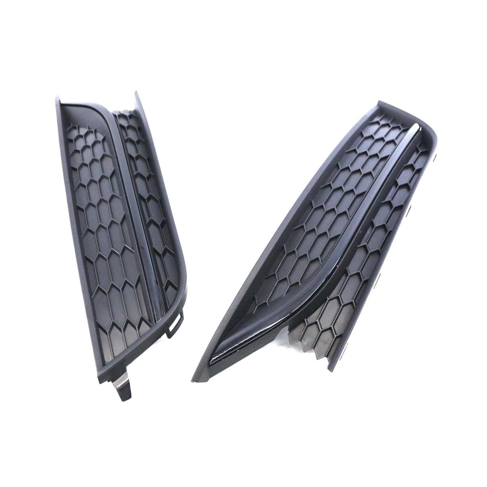 ZXYIWSDF Kompatibel Mit VW Für Passat 2012 2015 2013 2014 Auto Vorne Links Rechts Stoßstange Nebelscheinwerfer Surround Grill Schutz Nebelscheinwerfer Abdeckungen Trim(Gloss Black) von ZXYIWSDF