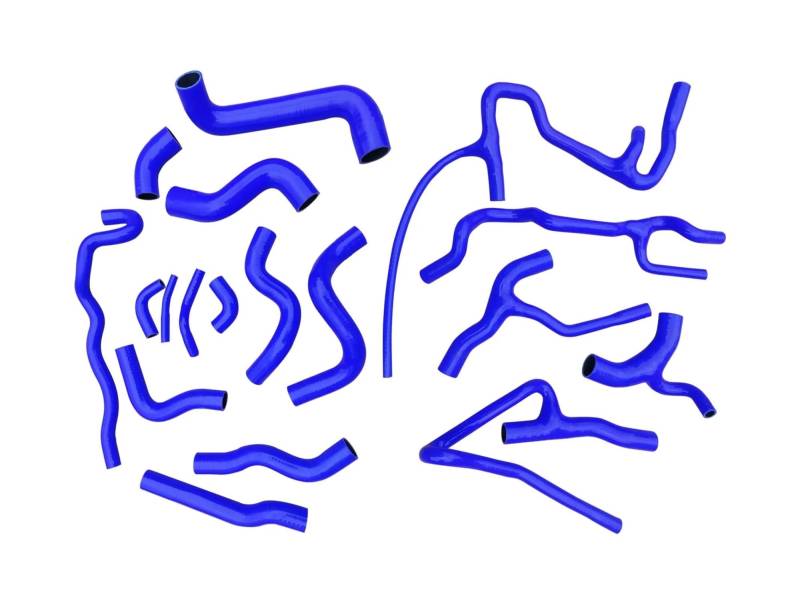 ZXYIWSDF Kühlmittelschläuche Auto Kompatibel Mit Porsche 996 Für Carrera 4 Für Tiptronic 1999 2000 2001 Getriebe Silikon Kühlmittel Kühler Heizung Gummischlauch Rohr 99610666553(Blue) von ZXYIWSDF