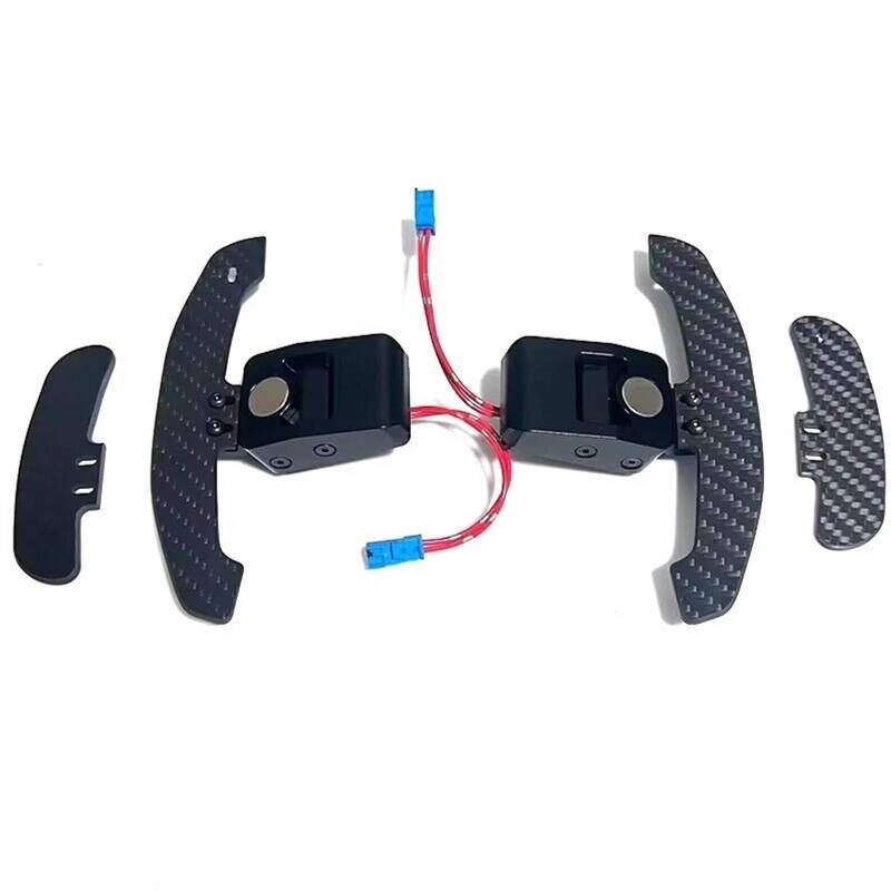 ZXYIWSDF Lenkrad Paddles Kompatibel Mit F36 F21 F22 F32 F30 F02 F80 F11 F06 F20 F23 F10 F1 Kohlefaser-Auto-Lenkrad-Ersatz Mit Magnetischer Schaltwippe von ZXYIWSDF