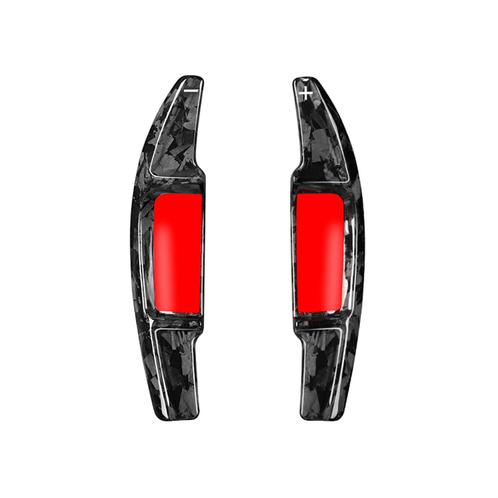 ZXYIWSDF Lenkrad Paddles Kompatibel mit Mercedes für Benz C200 C300 E200 E300 E350 S450 S500 W206 W213 S213 W223 2021 2022 Carbonfaser-Autolenkrad-Paddelschaltung(Forged Carbon A) von ZXYIWSDF