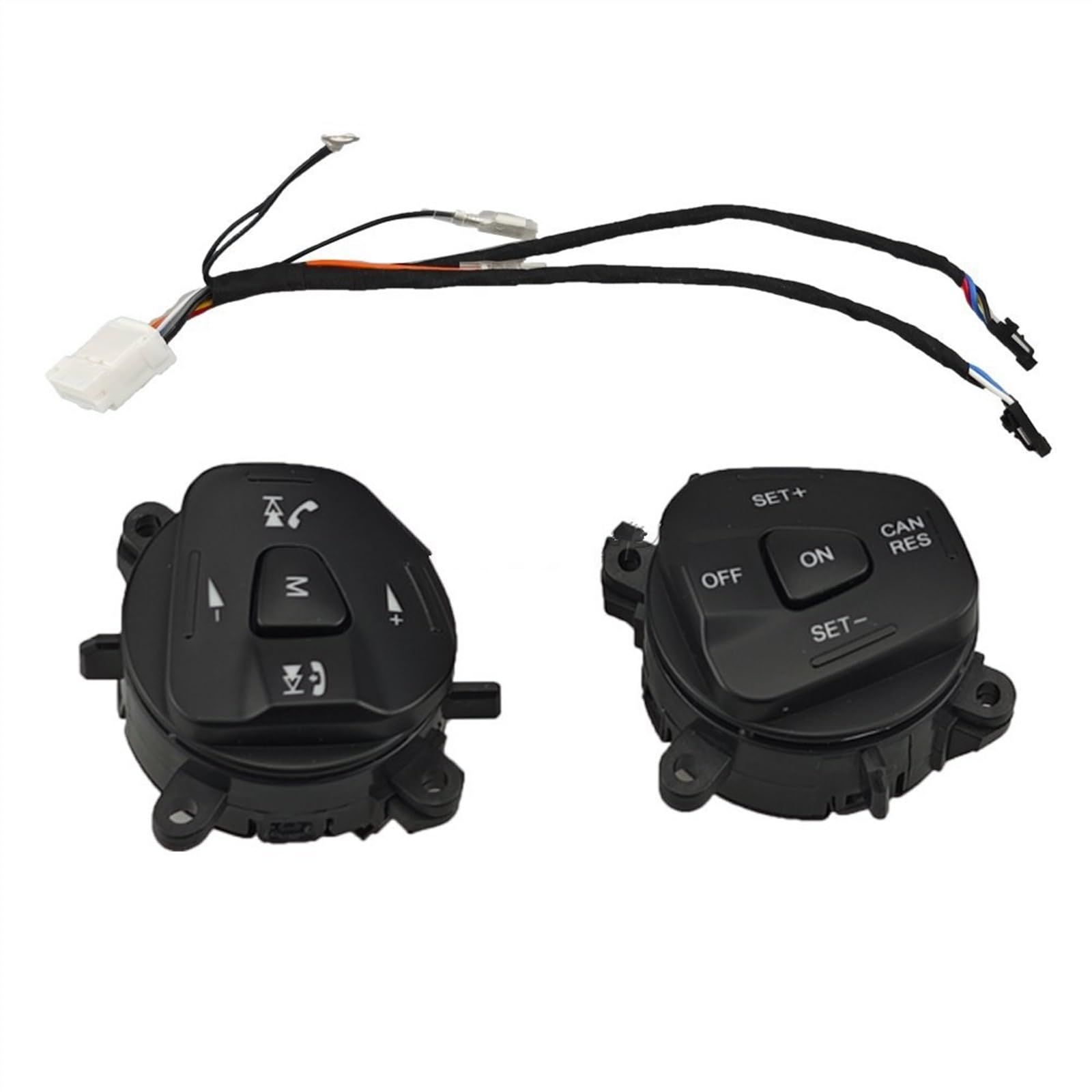 ZXYIWSDF Lenkrad Tasten Switch Kompatibel Mit Ford Für Fiesta MK7 MK8 ST Für Ecosport 2013 Auto-Multifunktions-Lenkradtaste Audio-Lautstärke-Tempomatschalter von ZXYIWSDF