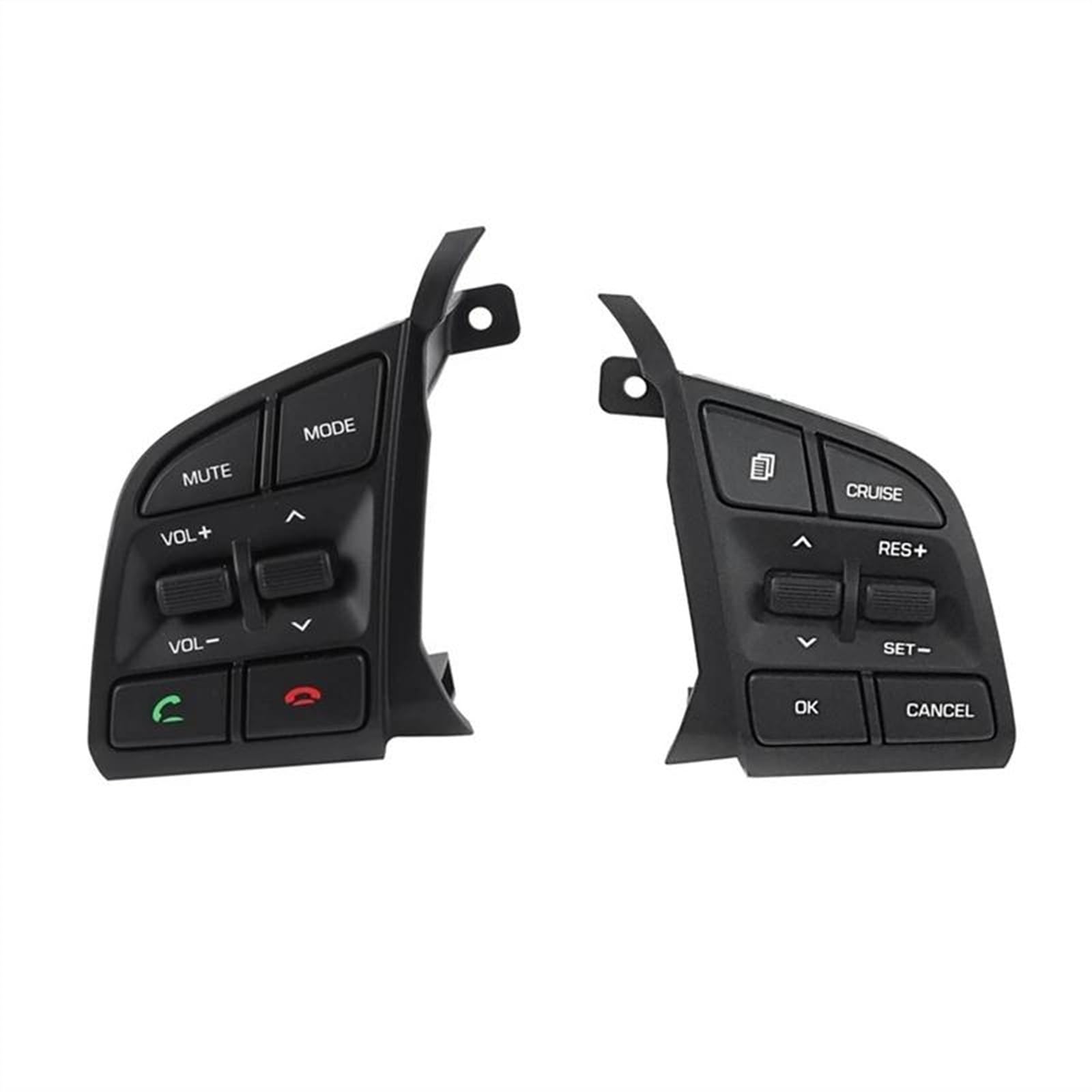 ZXYIWSDF Lenkrad Tasten Switch Kompatibel Mit Hyundai Für Tucson 2015 2016 2017 2018 2019, Autozubehör, Lenkrad, Tempomat, Fernbedienung, Lautstärkeschalter, Taste, OE: 96710D3500 von ZXYIWSDF