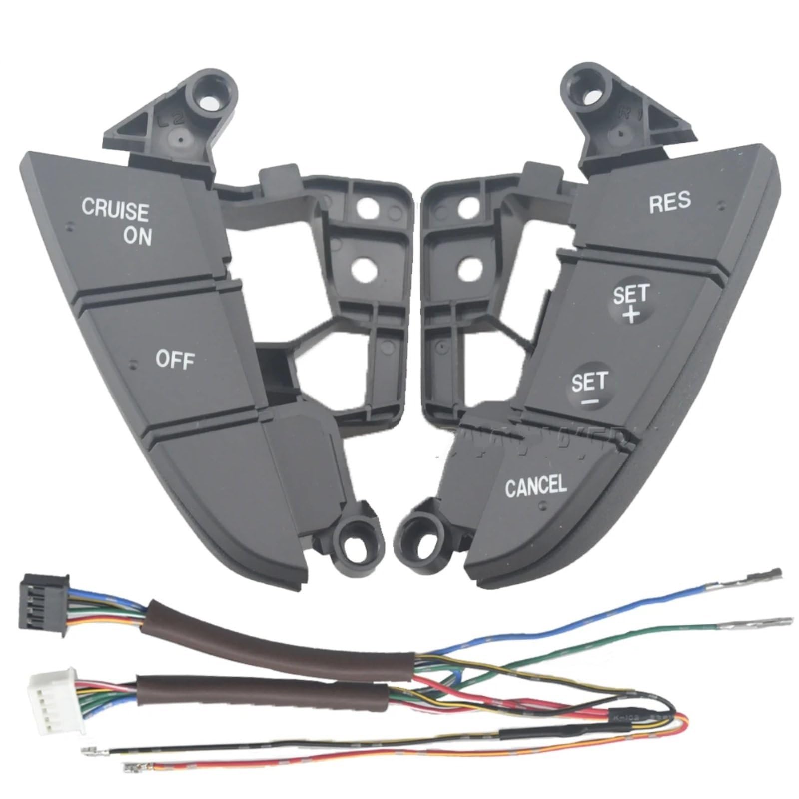 ZXYIWSDF Lenkrad Tasten Switch Kompatibel Mit Mazda 3 BL Für CX5 Für CX-7 2011 2012 2013 2014 2015 Auto-Multifunktionslenkrad-Tempomatschalter Geschwindigkeitsregelsystem-Tastenschalter von ZXYIWSDF