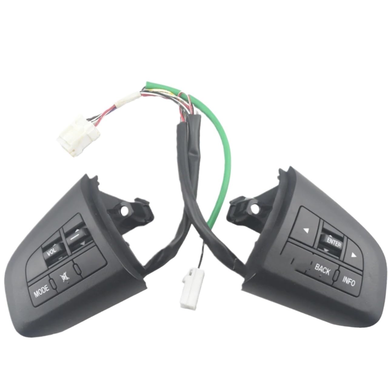 ZXYIWSDF Lenkrad Tasten Switch Kompatibel Mit Mazda 5 2011 2012 2013 Für CX-7 CX-9 Autozubehör Lenkrad Radio Lautstärkeregler Schalter Knopf Teile von ZXYIWSDF