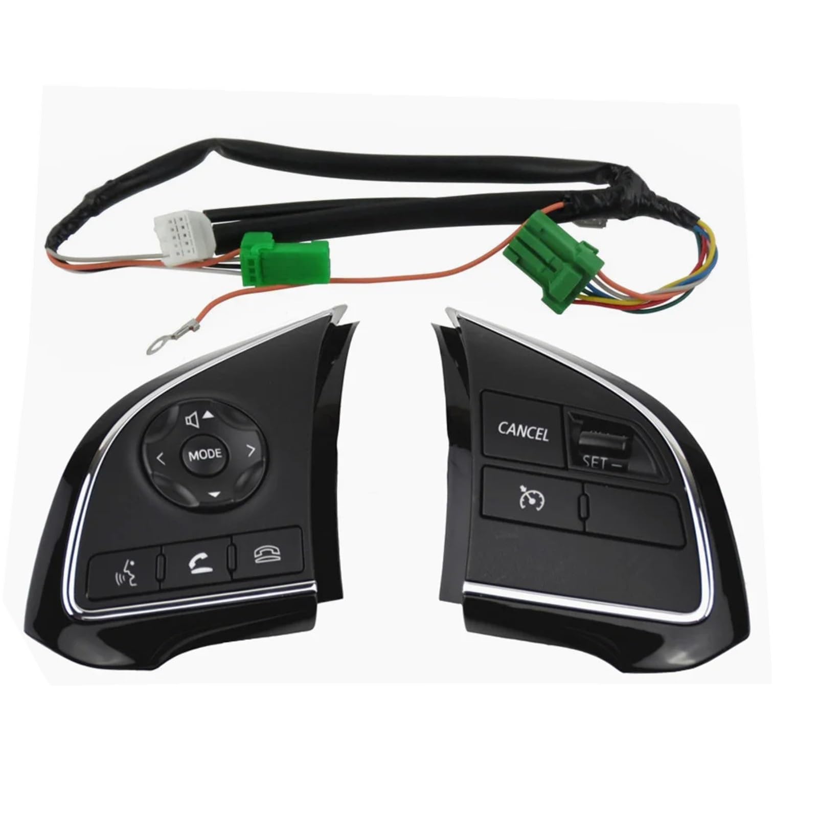 ZXYIWSDF Lenkrad Tasten Switch Kompatibel Mit Mitsubishi Für Eclipse Für Cross 2016 2017 2018 2019 Autozubehör Lenkrad Radio Lautstärkeregler Schalter Knopf Teile(Set) von ZXYIWSDF