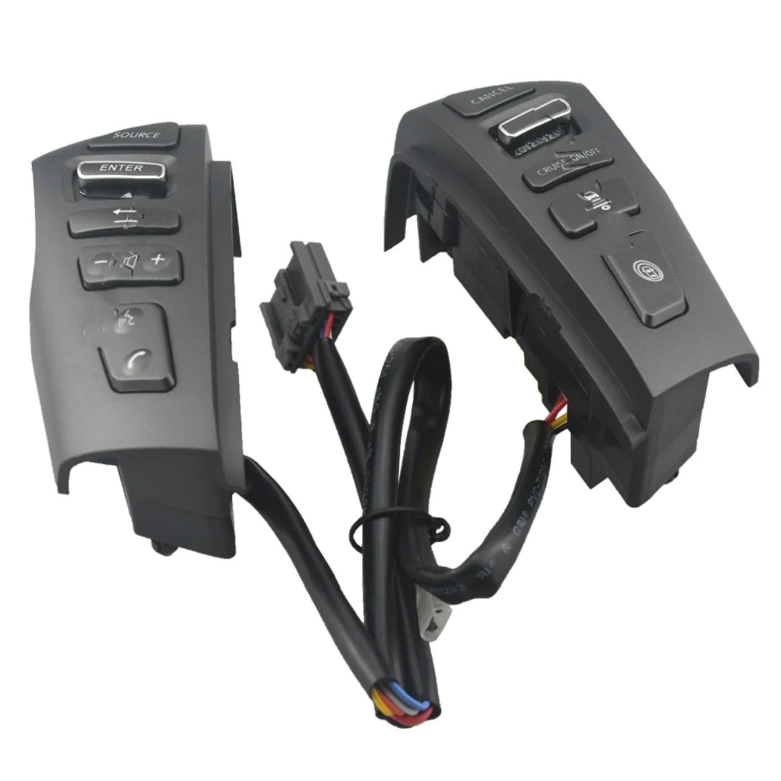 ZXYIWSDF Lenkrad Tasten Switch Kompatibel Mit Nissan Für Patrol Y62 2012 2013 2014 2015 2016 2017 2018 Multifunktionslenkrad Telefonlautstärke Tempomat-Taste Schalter(color1) von ZXYIWSDF